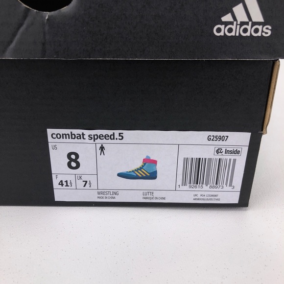 adidas Combat Speed 5 Wrestling Shoes 8 - Picture 10 of 10